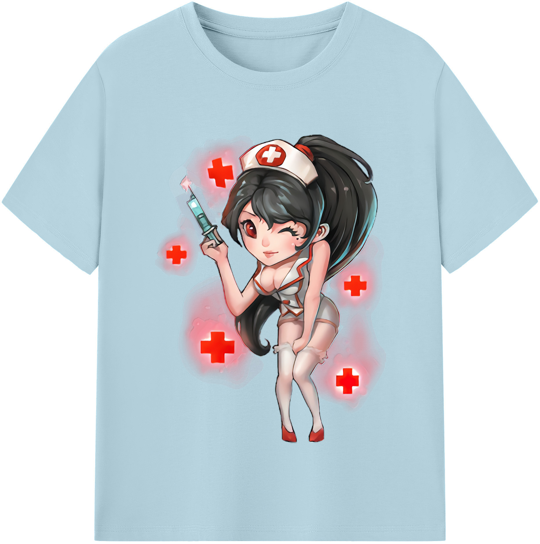 リーグ・オブ・レジェンド League of Legends LOL 綿100％半袖Tシャツ（フロントプリント）